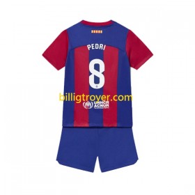 Billige Fotballdrakter FC Barcelona Pedri 8 Barn Hjemmedraktsett 2023/24 Kortermet